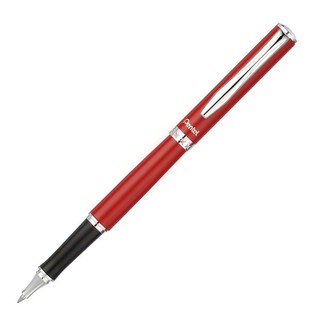 ปากกาโรลเลอร์เจล Pentel K611B-C ด้ามสีแดง