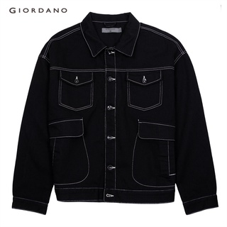 GIORDANO เสื้อแจ็กเก็ตผู้ชาย Mens Trucker Jacket 01071022