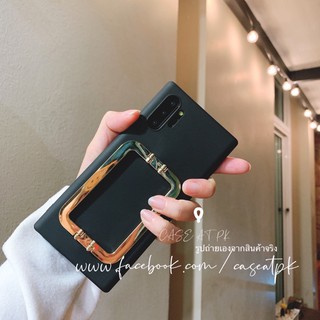 (ส่งจากไทย)เคสวินเทจ Case Samsung Note10plus S20ultra เคสสีดำ ตัวจับขาตั้ง ยางซิลีโคล ป้องกันแลนด์กล้อง กันกระแทกดี