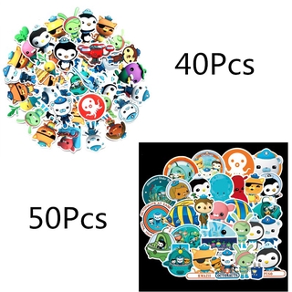 The Octonauts Stickers 2style40/50Pcs/Set Waterproof DIY Stickers  Decal for toys