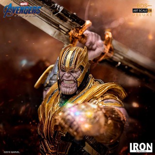 ฟิกเกอร์ โมเดล งานปั้น ของสะสม Iron Studios BDS Deluxe Art Scale 1/10 Avengers Endgame - Thanos