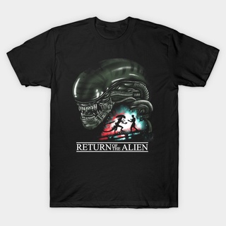 RETURN OF THE ALIEN Printed t shirt unisex 100% cotton