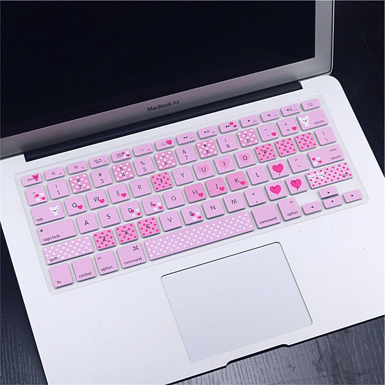YQMacbook Pro Air Keyboard Protector Cover แล็ปท็อปซิลิโคนอ่อนนุ่มบางเฉียบฟิล์มป้องกันสําหรับ 13 15 