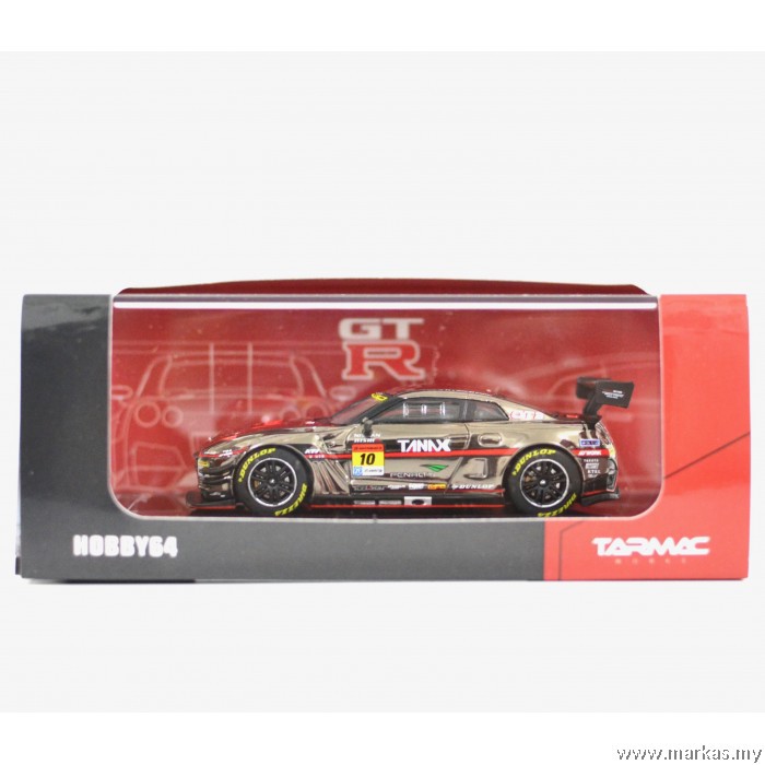 (NOT SEALED FOC PROTECTOR) TARMAC WORKS 1/64 NISSAN GT-R NISMO GT3 - GAINER BANAX