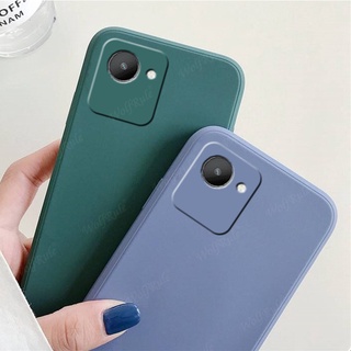 เคสโทรศัพท์มือถือ ยางซิลิโคนนิ่ม TPU ทรงสี่เหลี่ยม สีพื้น สําหรับ Realme C30 Narzo 50i Prime C30S RealmeC30 Narzo50i 50iPrime