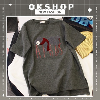 QKshop 🧸💫มาแรงแบบฉุดไม่อยู่จริงๆ กับรุ่นนี้เสื้อยืดปักลายน้อนหมี น่ารักสุดๆ  มาพร้อมสีสันสดใส ให้เลือกอีกหลายสีเลยน๊าาา🔥