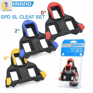 SHIMANO RPHShimano SM-SH51/SH10/SH11/SH12 Cleat ชุด 2/6 องศา Float SPD-SL Road Bike Pedal Cleats MTB Cleat ชุด YIDEA