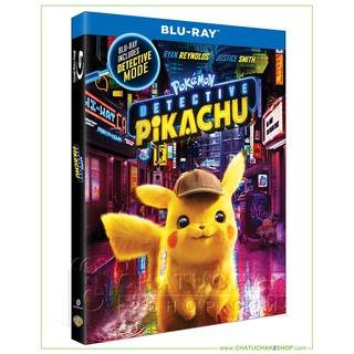 โปเกมอน ยอดนักสืบพิคาชู (บลูเรย์) (แถมโปสการ์ด 6 แบบ) / Pokémon Detective Pikachu Bluray (Free Postcard)