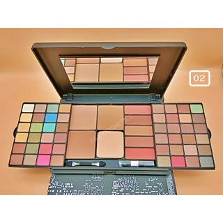 736 VOCE PROFESSIONAL MAKE-UP KIT ชุดแต่งหน้า2ชั้น สไลด์ออกด้านข้าง อายแชโดว์ สีสันสดใส มีหลากสีให้เลือกใช้