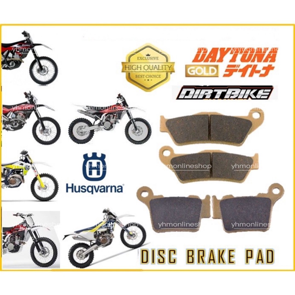 Husqvarna ผ้าดิสเบรค TC449 TE449 FC450 FE450 TC450 TXC450 สีทอง