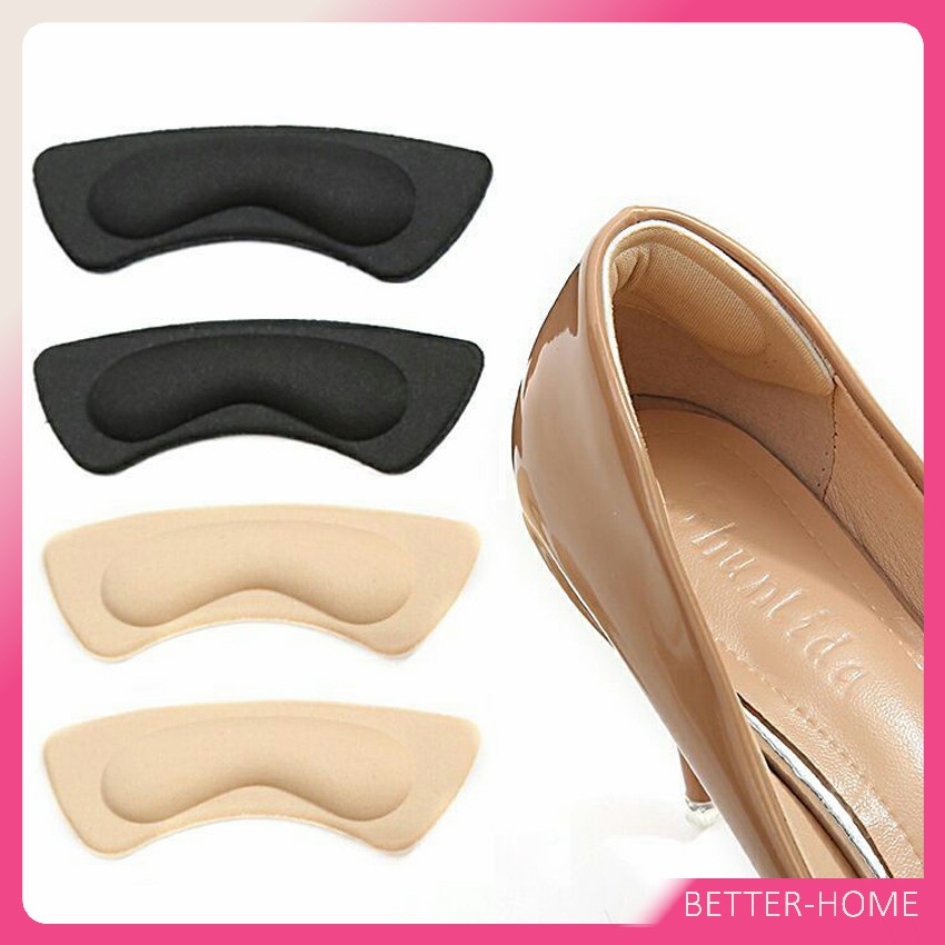 แผ่นกันรองเท้ากัด แผ่นกันกัด เนื้อนิ่ม ช่วยแก้รองเท้าหลวม 1 แพค ต่อ คู่  Sponge heel pad