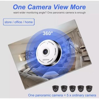 ใหม่อัพเกรด HD2.0MP Full View WIFI 360 องศา Two WAY Audio Panoramic 1080P Fisheye กล้องสมาร์ทไร้สาย V380S