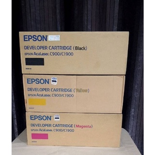 📌EPSON C900/C1900▪มีเฉพาะ3สีค่ะ▪กดเลือกสีได้เลยค่ะ▪สินค้ามีประกันจากทางร้าน