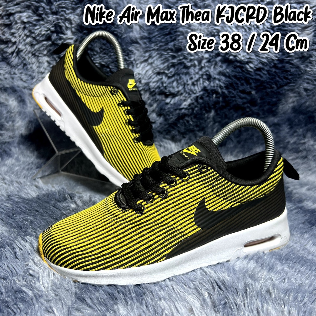 Nike Air Max Thea KJCRD Black Size 38 / 24 Cm รองเท้าผ้าใบมือสอง คุณภาพดี ราคาสบายกระเป๋า