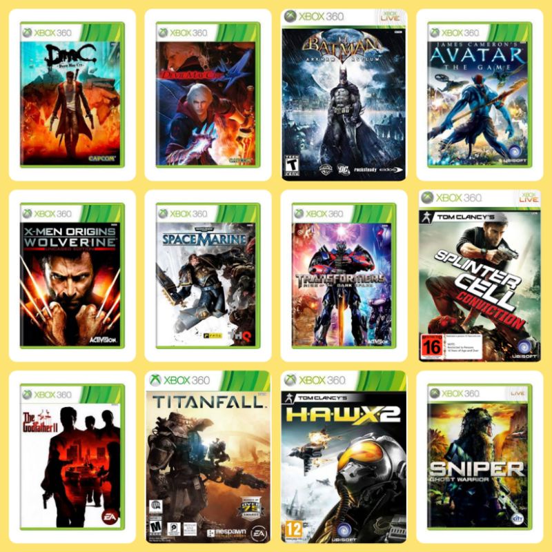 หาเกมไหนทักเลย มีทุกเกม55บาท แผ่นเกมXbox360 สำหรับเครื่องแปลง rghเกม