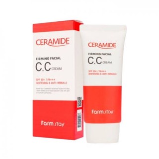 Farmstay Ceramide Firming Facial C.C Cream 50 g. ซีซีครีม