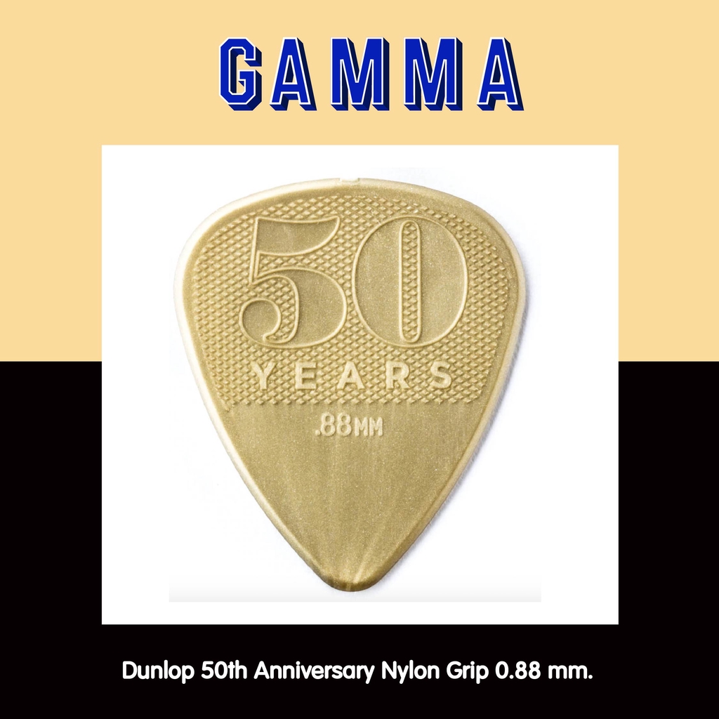 ปิ๊กกีต้าร์ Jim Dunlop  50th  Anniversary Nylon Mediator 0.88 mm. **LIMITED EDITION**
