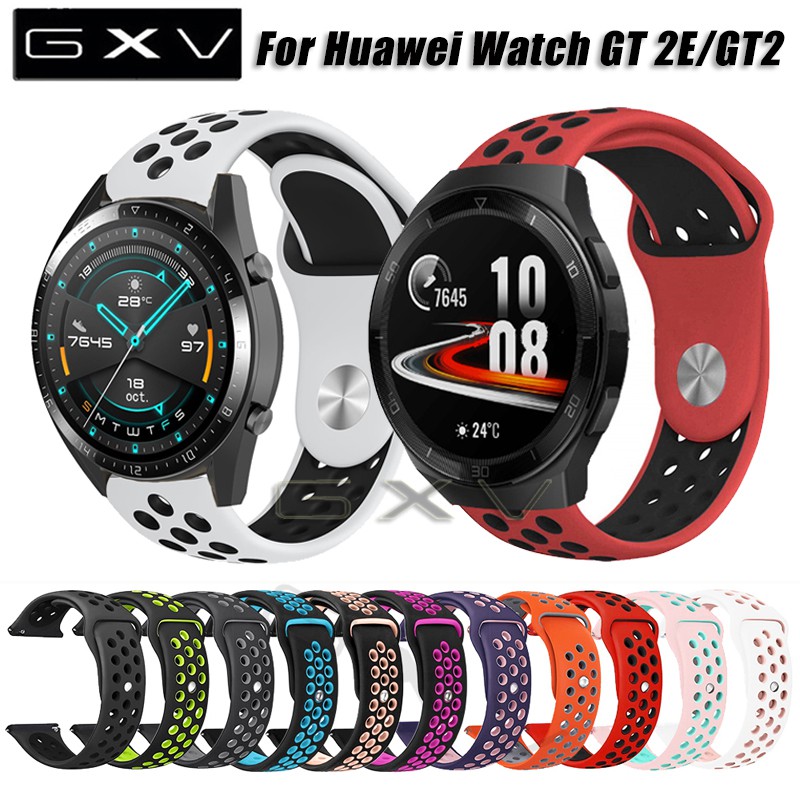 สายนาฬิกาข้อมือซิลิโคนสําหรับ Huawei Watch GT2 Pro ECG Band for Huawei GT2 46 มม .