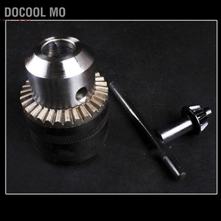 Docool Mo Key Type หัวจับดอกสว่านไฟฟ้า สเตนเลส ขนาดเล็ก พร้อมประแจ สําหรับยึดชิ้นส่วน