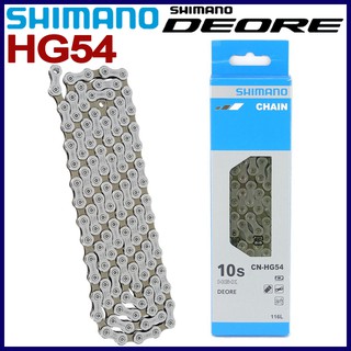 Shimano CN HG54 โซ่ความเร็ว 10S 116L 120L สําหรับจักรยานเสือภูเขา MTB CN-HG54 116 ลิงค์