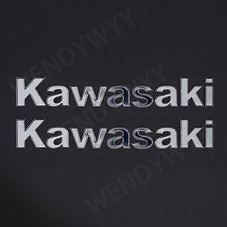 สติกเกอร์ตราสัญลักษณ์โลโก้ KAWASAKI 3D สําหรับติดตกแต่งล้อรถมอเตอร์ไซค์ NINJA 400 NINJA 250R 300R ZX6R ZX