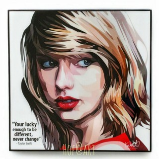 Taylor Swift #2 เทย์เลอร์ สวิฟต์ นักร้อง นักแต่งเพลง Billboard รูปภาพ​ติดผนัง pop art กรอบรูป แต่งบ้าน ของขวัญ โปสเตอร์