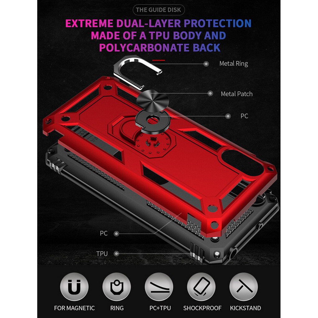 KEYSION Luxury Armor Shockproof Case For Xiaomi Redmi 9A Case Metal