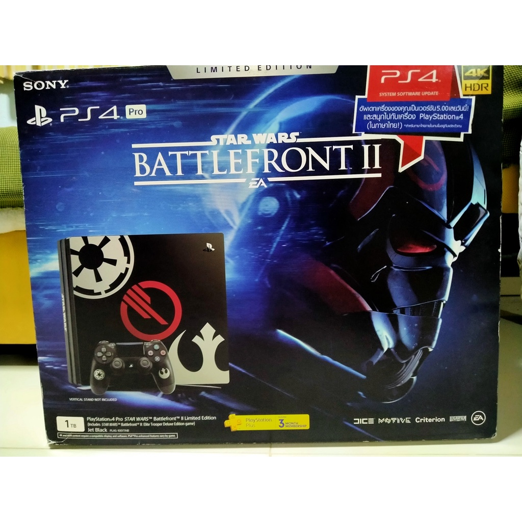 PS4 PRO 1TB Limited Star Wars Battlefront II แปลงแล้ว