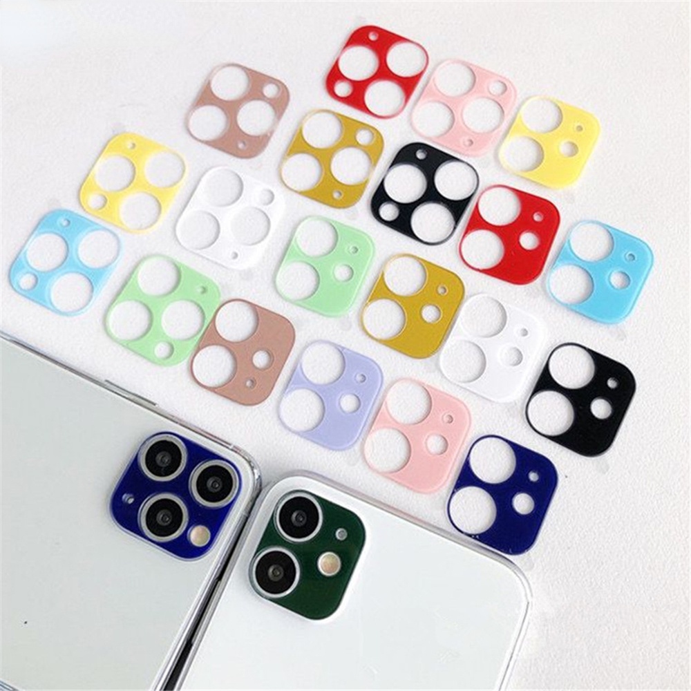 9H ป้องกันฟิล์มกระจกนิรภัยสําหรับ iPhone 16 15 14 13 11 12 Pro MAX เลนส์กล้องเต็มรูปแบบป้องกันหน้าจอสําหรับ iPhone 12 Mini