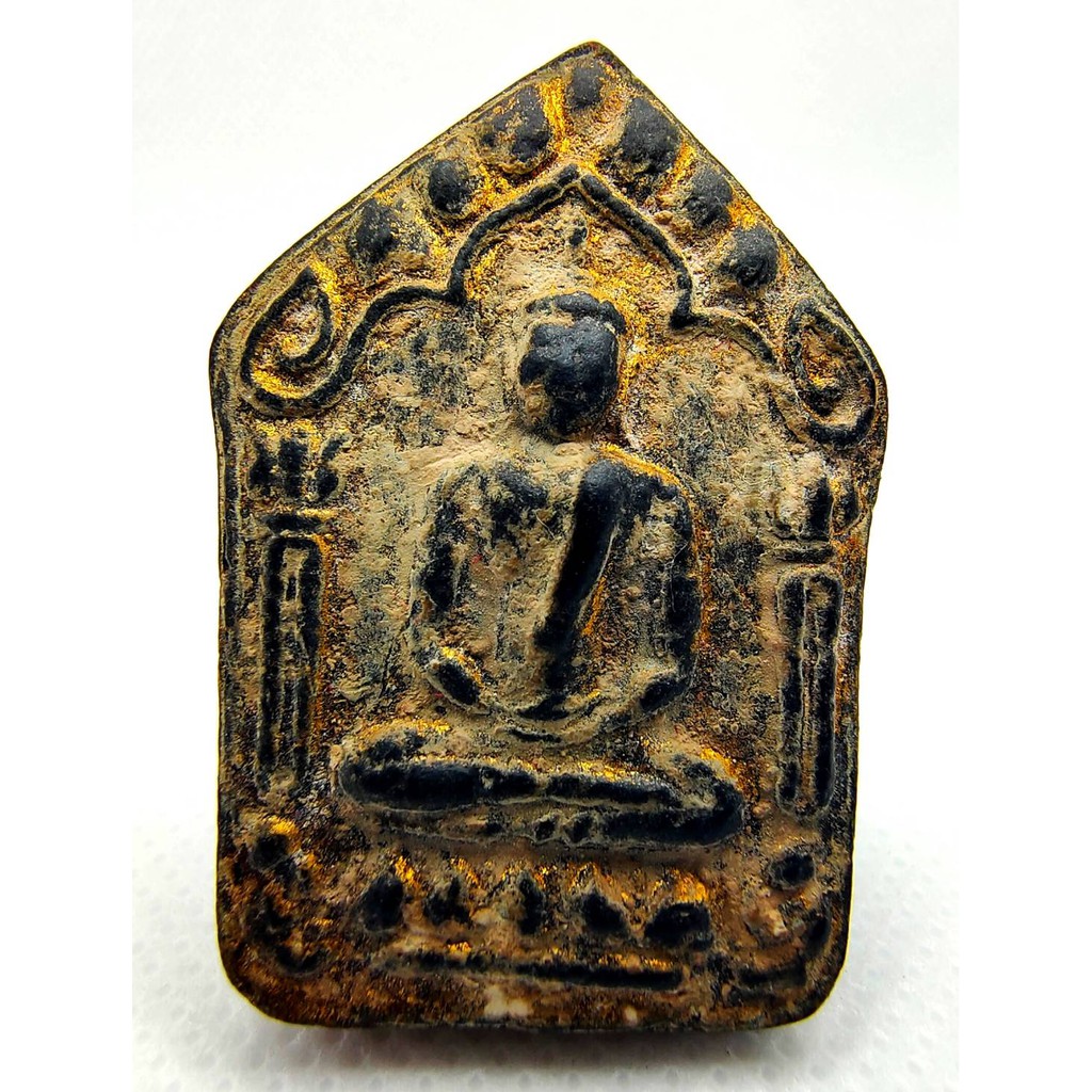 พระขุนแผนผงพรายกุมาร พิมพ์ใหญ่ หลังฝังหุ่นพยนต์ หลวงปู่ทิม ปี 2515 พร้อมใบรับรองพระแท้