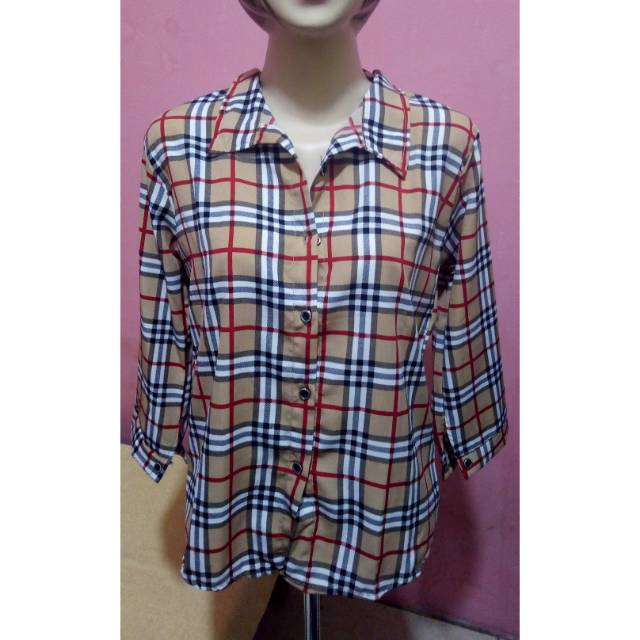 Burberry เสื้อท็อปส์สําหรับสตรีแขนสั้น