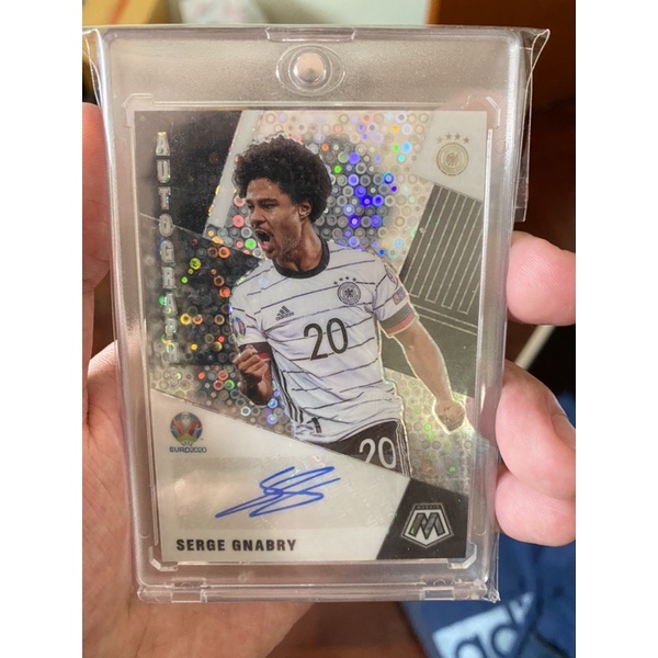 การ์ดนักฟุตบอล(ลายเซ็น) 2021 Panini - Mosaic iefa euro soccer Serge Gnabry Auto