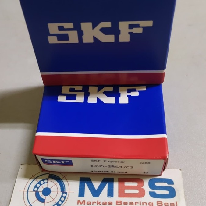 BEARING TYPE 6305 2RS C3 ยี่ห้อ SKF ดั้งเดิม 6305 2RSC3