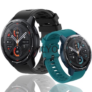 Xiaomi mi watch S1 Active Strap ซิลิโคนนุ่มกีฬาสร้อยข้อมือกันน้ําวงผู้หญิงผู้ชายเข็มขัด