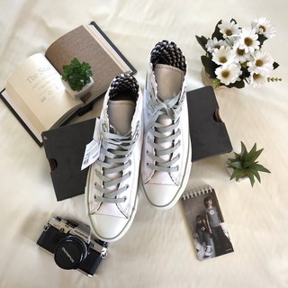 รองเท้า CONVERSE HI WHITE MINT CLASSIC Unisex ของแท้ 100% (น)