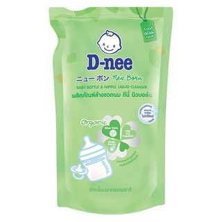 น้ำยาล้างขวดนมชนิดเติม D-NEE 600 มล.  BABY BOTTLE&amp;NIPPLE LIQUID CLEANSER REFILL D-NEE 600ML