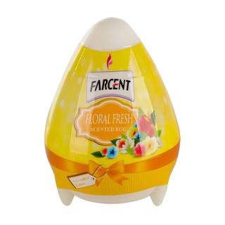 น้ำหอมปรับอากาศ ปรับอากาศเจลปรับอากาศFARCENT EGG ฟลอรัลเฟรช 170 กรัมAIR FRESHENER GEL FARCENT EGG FLORAL FRESH 170G