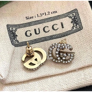 ต่างหู Gucci GG กุชชี่ งานออริ เพชร CZ