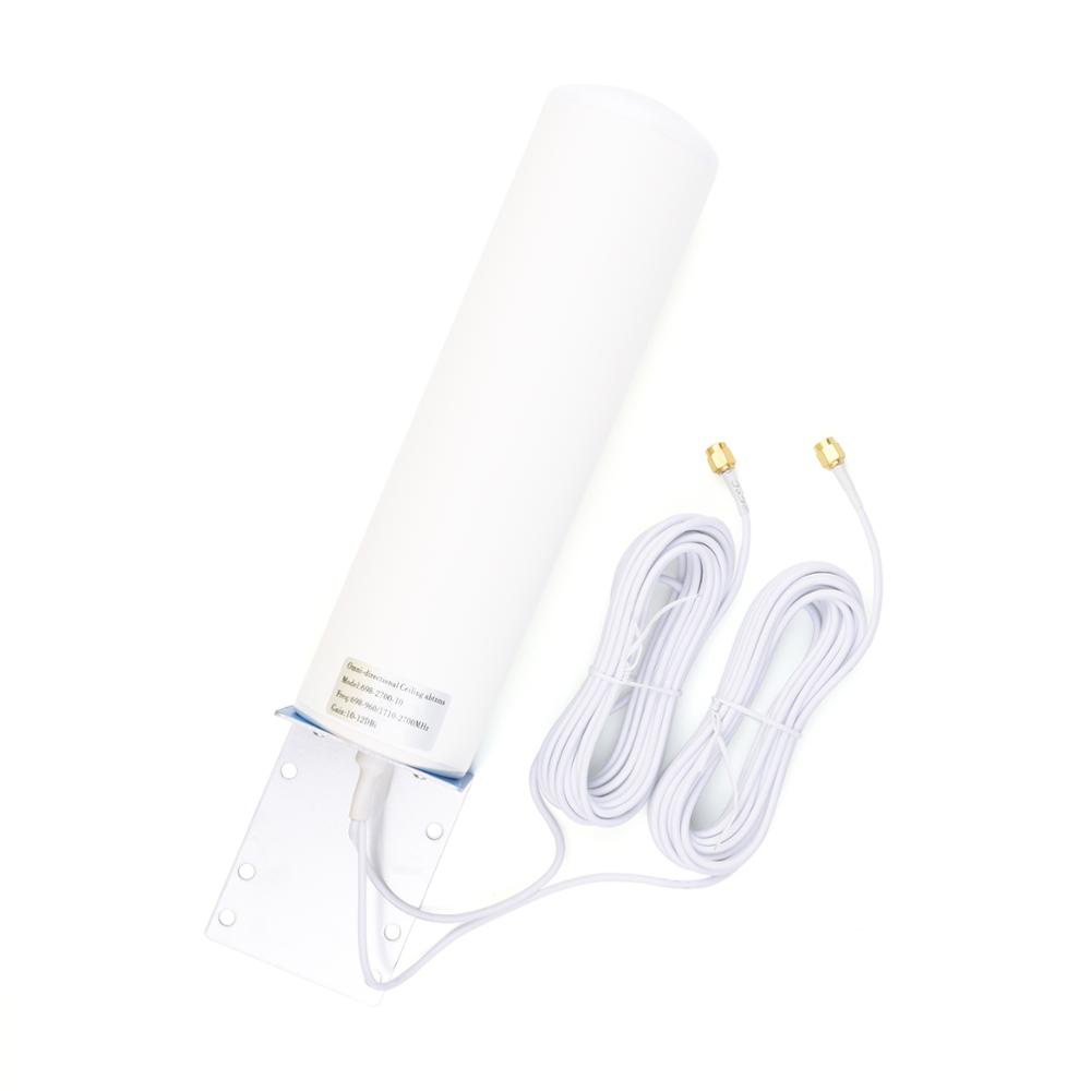 เสาอากาศภายนอก 10-12dBi 4G LTE 698-2700MHz 4G 3G 2G SMA ตัวผู้ 5 ม. 16.4 ฟุต สําหรับโมเด็มเราเตอร์