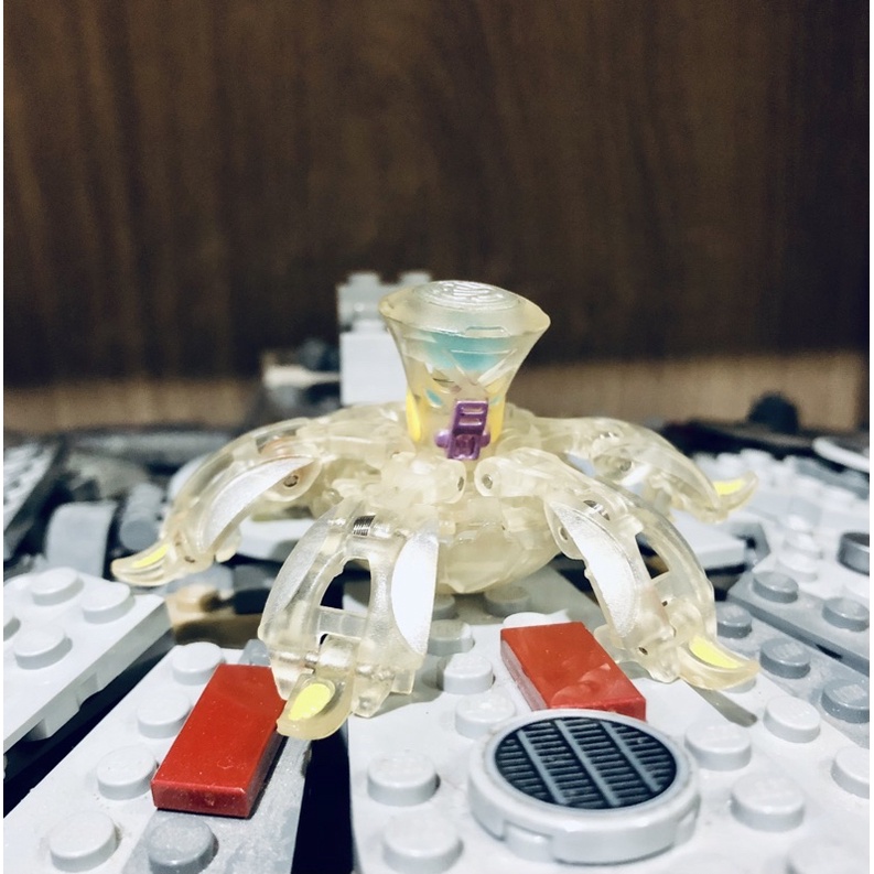 Bakugan Battle Brawlers BakuCrystal Clear Freezer RARE