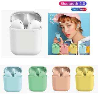 Inpods 12 TWS หูฟังไร้สายบลูทูธ 5.0 Super Bass i 12 สำหรับ iOS Android