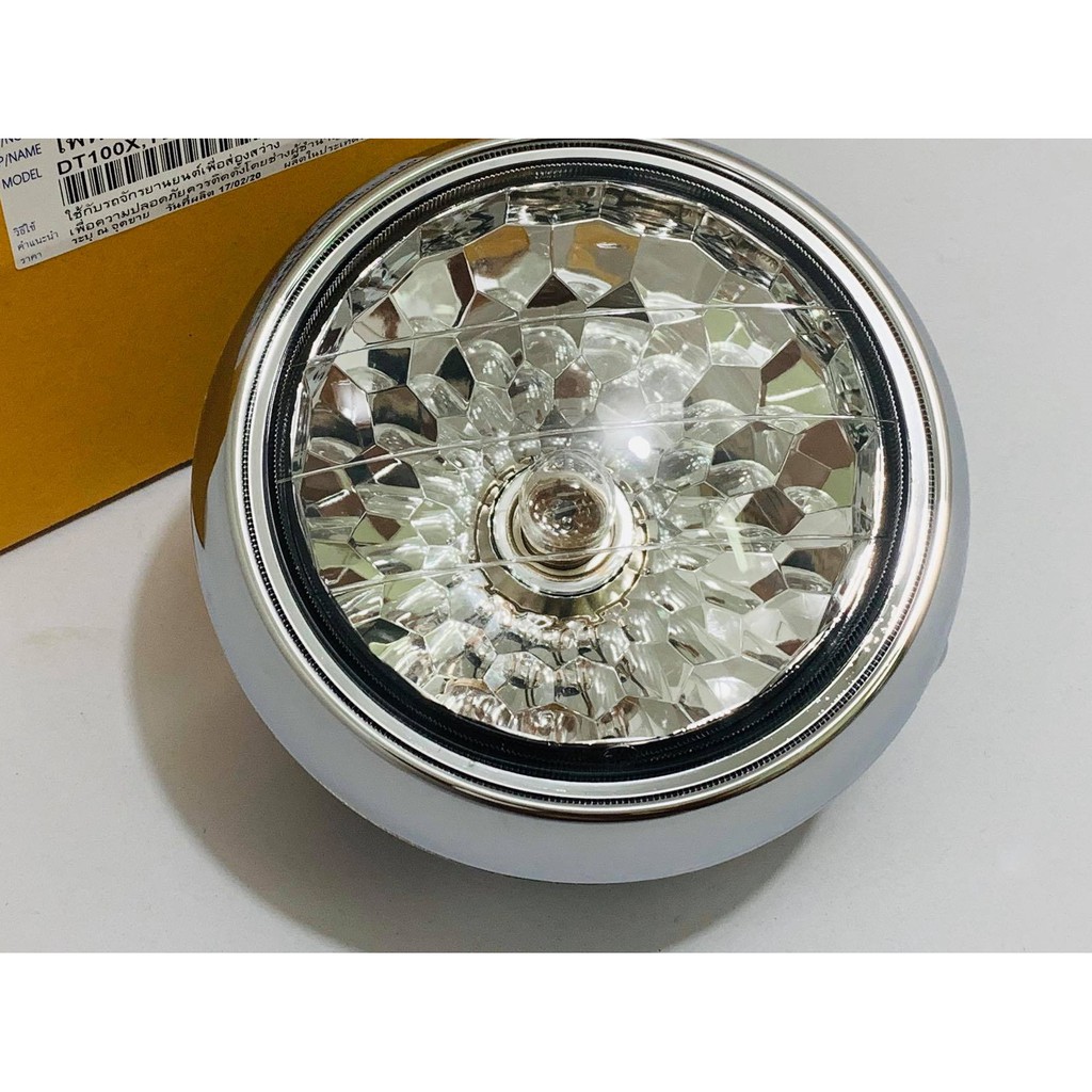 ไฟหน้า รถชาลี dt100x yl2 มี 2 แบบให้เลือกตาเพชร แบบธรรมดา hma C33-C34