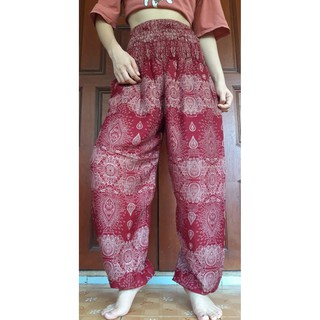 กางเกงขายาวผู้หญิงแฟชั่น กางเกงขายาวผู้หญิง Elephant Pants/Harem pants/ Thai pants/ Thailand Pants/Harem Pants/Yoga pant