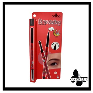 ODBO dreaming collection slim eyebrow pencil[0.3g] โอดีบีโอ ดรีมมิ่ง คอลเลคชั่น สลิม ดินสอเขียนคิ้ว