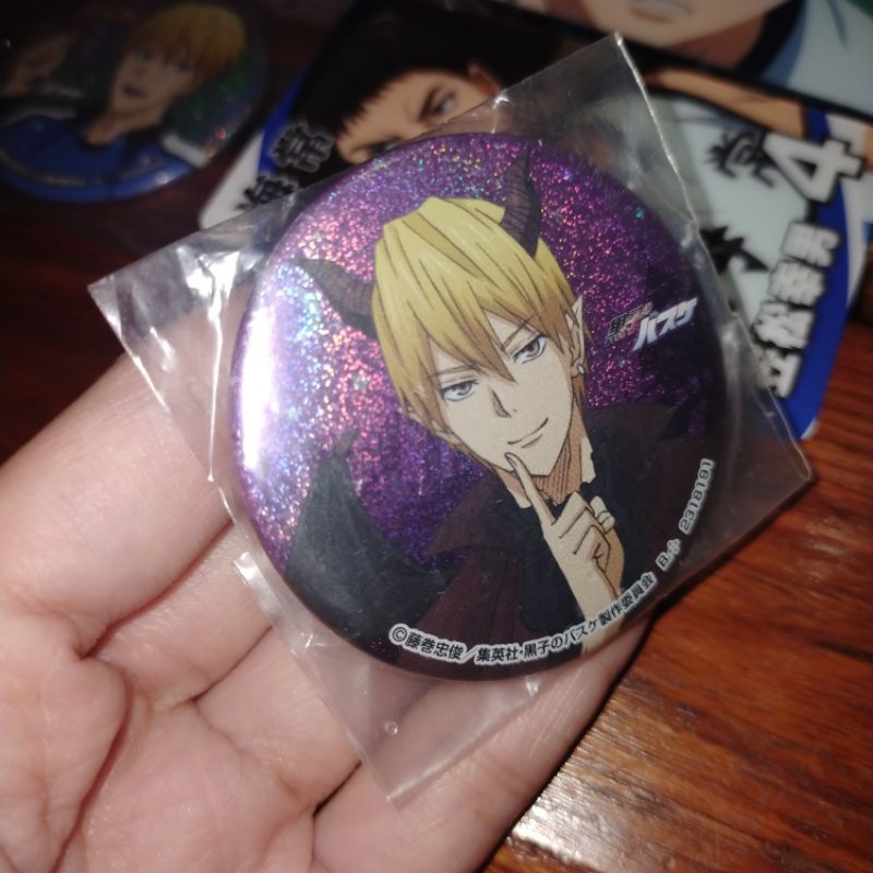 มีหลายลายให้เลือก Japan anime Kuroko no basket ลิขสิทธิ์แท้ อนิเมะ คุโรโกะ โน บาสเกต พวงกุญแจ เข็มกลัด แสตรปยาง
