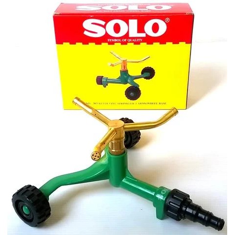 SOLO Revolving Sprinkler เครื่อง พรมน้ำ ฉีด รด น้ำ สนามหญ้า รุ่น 303 หัวทองเหลือง
