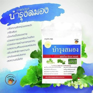 สมุนไพรบำรุงสมองแปะก๊วย บัวบก พรมมิ