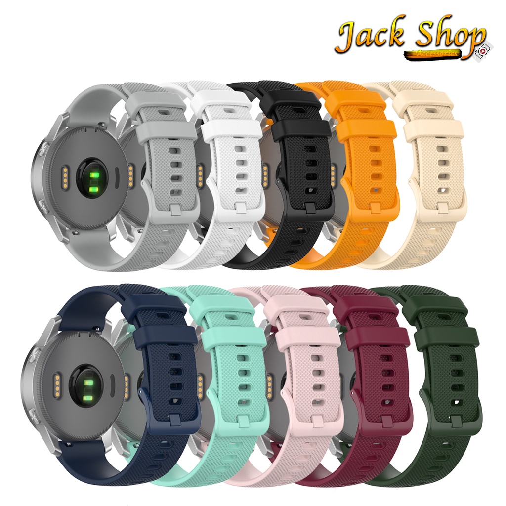 (🇹🇭อยู่ไทยพร้อมส่ง)สายนาฬิกาซิลิโคน Garmin Forerunner 255s , Venu 2s , Vivoactive 4s , Vivomove 3s ขนาด 18 มิล