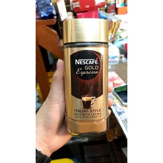 NESCAFE GOLD ESPRESSO  เนสกาแฟ โกลด์ เอสเปรซโซ่ ขนาด 100 กรัม