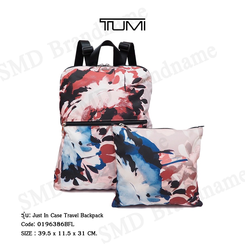 TUMI กระเป๋าเป้สะพายหลัง แบบพับเก็บได้ รุ่น Just In Case Travel Backpack Code: 0196386BFL